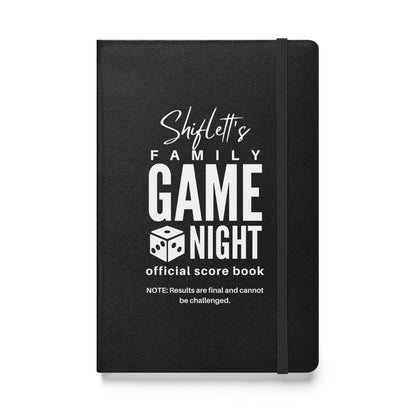 Journal: Family Game Night Official Score Book | Black Notebook for Parties & Games