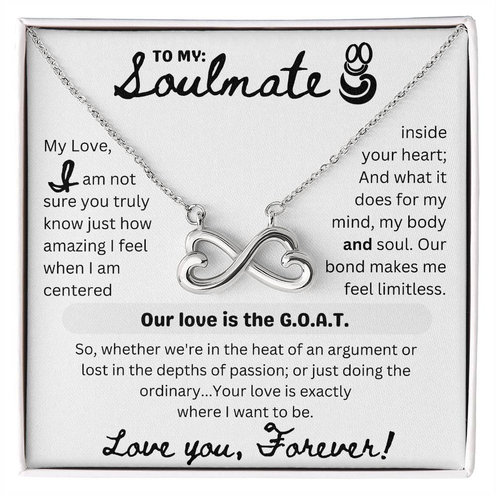 A Necklace for My Soulmate: To My Soulmate Heartfelt Jewelry for Your Special Occasion | The Perfect Anniversary, Birthday or Christmas Gifts