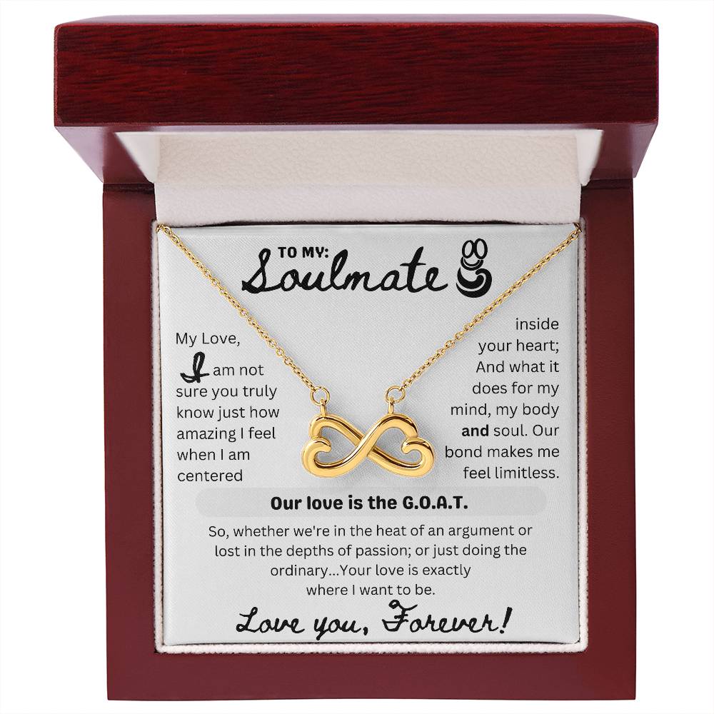 A Necklace for My Soulmate: To My Soulmate Heartfelt Jewelry for Your Special Occasion | The Perfect Anniversary, Birthday or Christmas Gifts