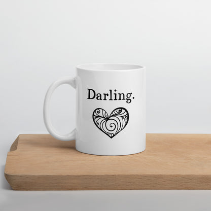 Stepdaughter Mug: Self-Esteem Darling Coffee Mug for My Daughter | Unique Woman Gift