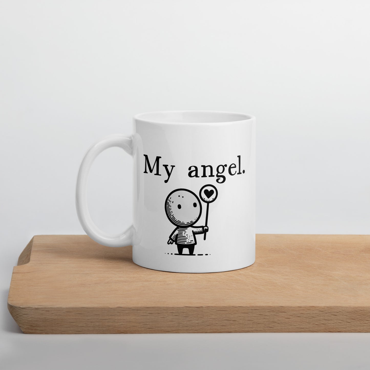 Bonus Mom Mug: Sweet My Angel Non-Biological Mom Coffee Mug | Mom Gift