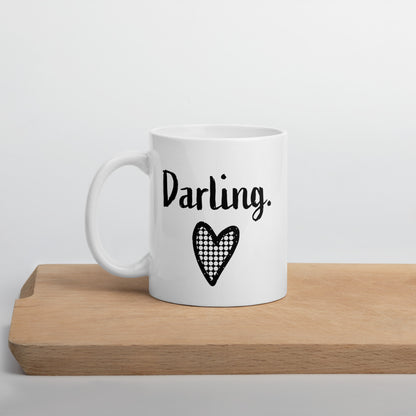 Wife Mug: Darling Valentine's Day Word Coffee Mug for Women | Gift for My Wife