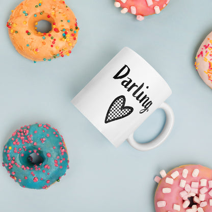 Wife Mug: Darling Valentine's Day Word Coffee Mug for Women | Gift for My Wife