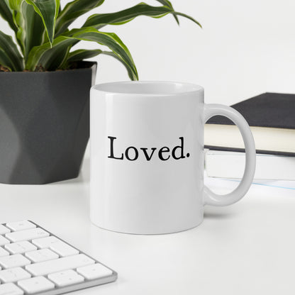 Stepdaughter Mug: Loved Word Affirmation Mug for Women | Touching Stepdaughter Gift