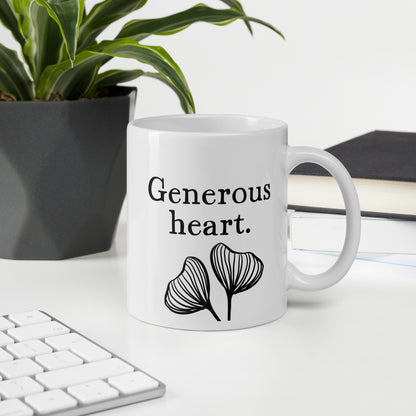 Bonus Mom Mug: Generous Heart Mother's Day Coffee Mug | Gift for Women