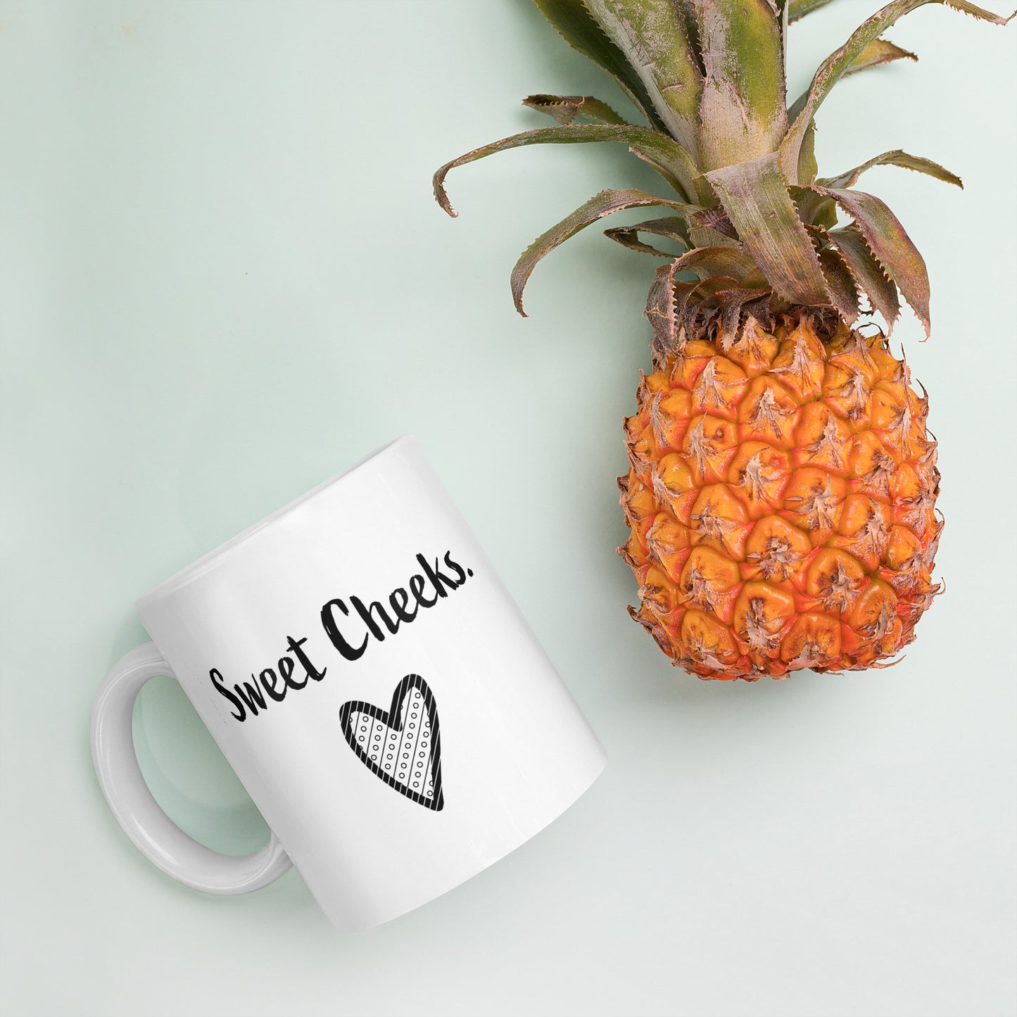 Wife Mug: Christmas Sweet Cheeks - Gift Coffee Mug for Woman | Valentine's Mother's Day Gift