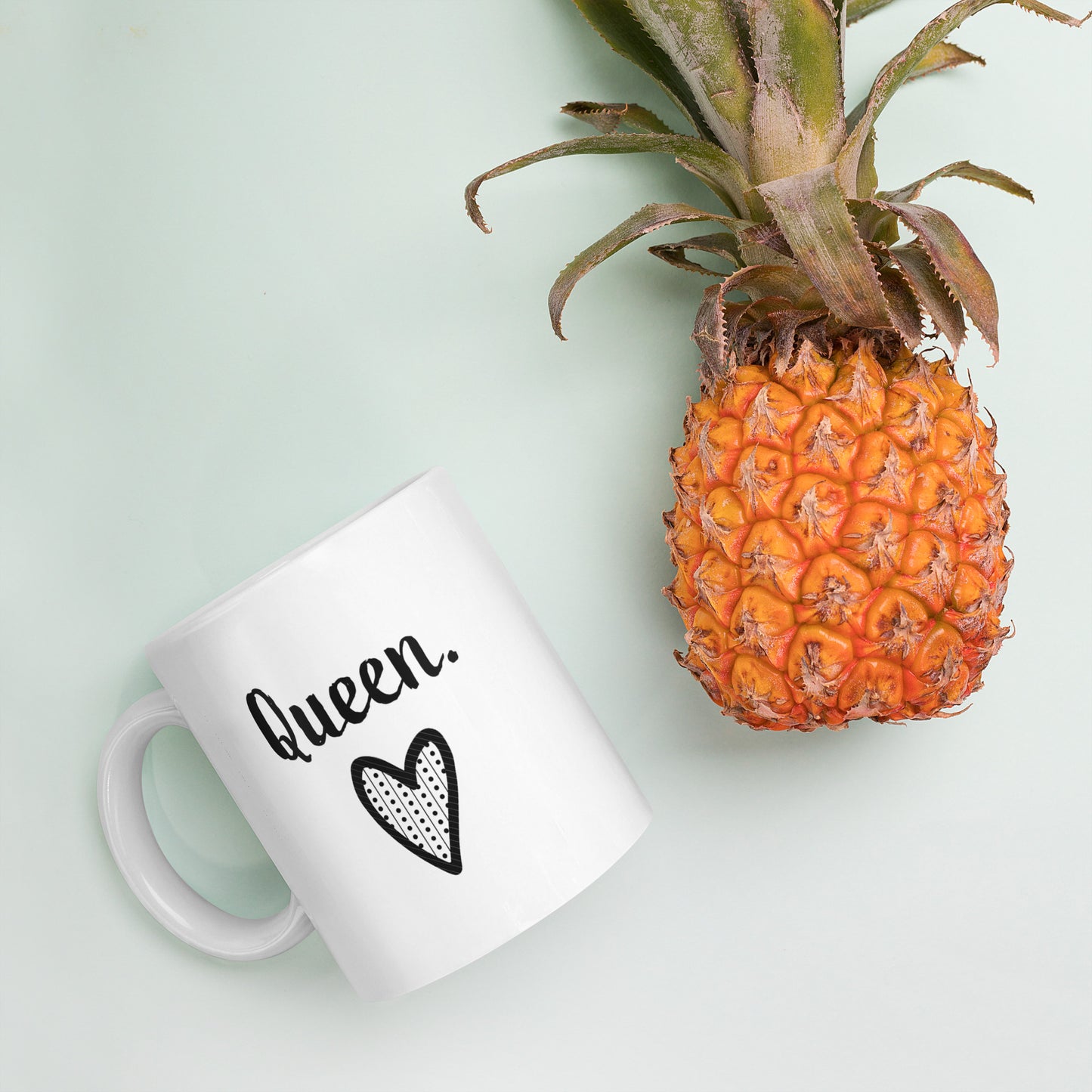 Wife Mug: Queen Valentine's Day Word Coffee Mug for Women | Gift for My Wife