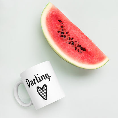 Wife Mug: Darling Valentine's Day Word Coffee Mug for Women | Gift for My Wife