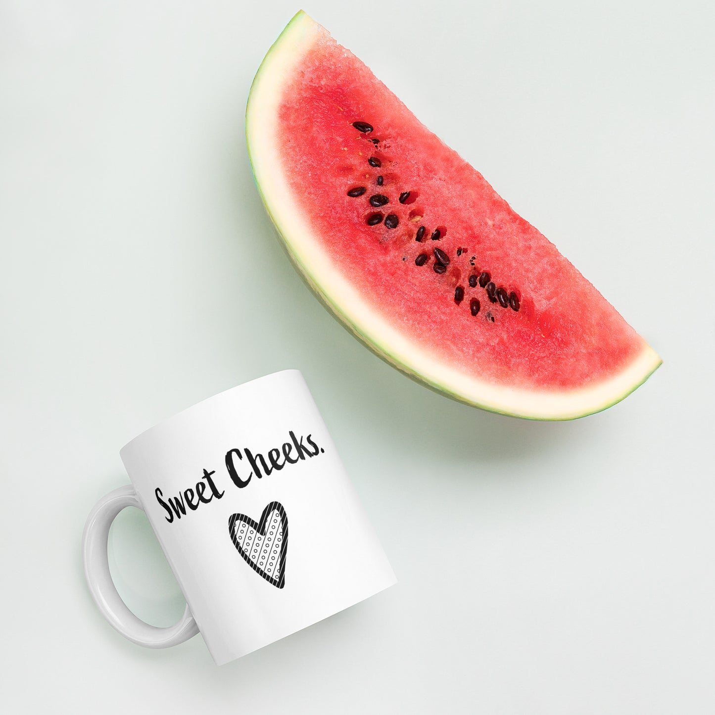 Wife Mug: Christmas Sweet Cheeks - Gift Coffee Mug for Woman | Valentine's Mother's Day Gift