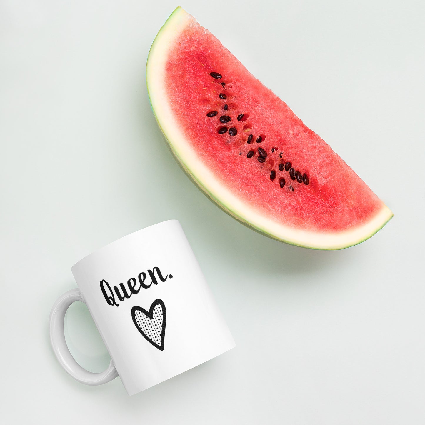 Wife Mug: Queen Valentine's Day Word Coffee Mug for Women | Gift for My Wife