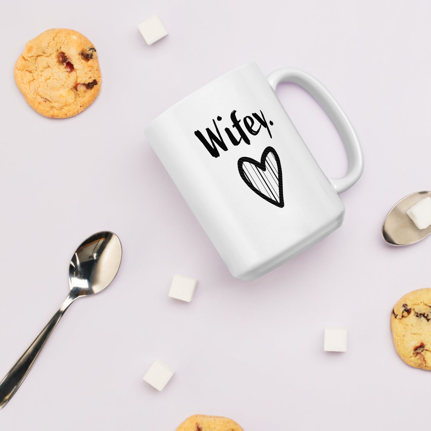 Wife Mug: Cute Wifey Pet Name Coffee Mug for Women | Newlywed Anniversary Wife Gift