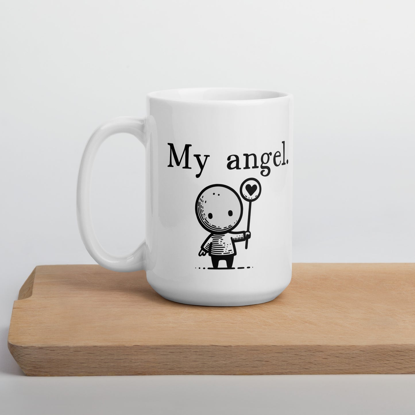 Bonus Mom Mug: Sweet My Angel Non-Biological Mom Coffee Mug | Mom Gift