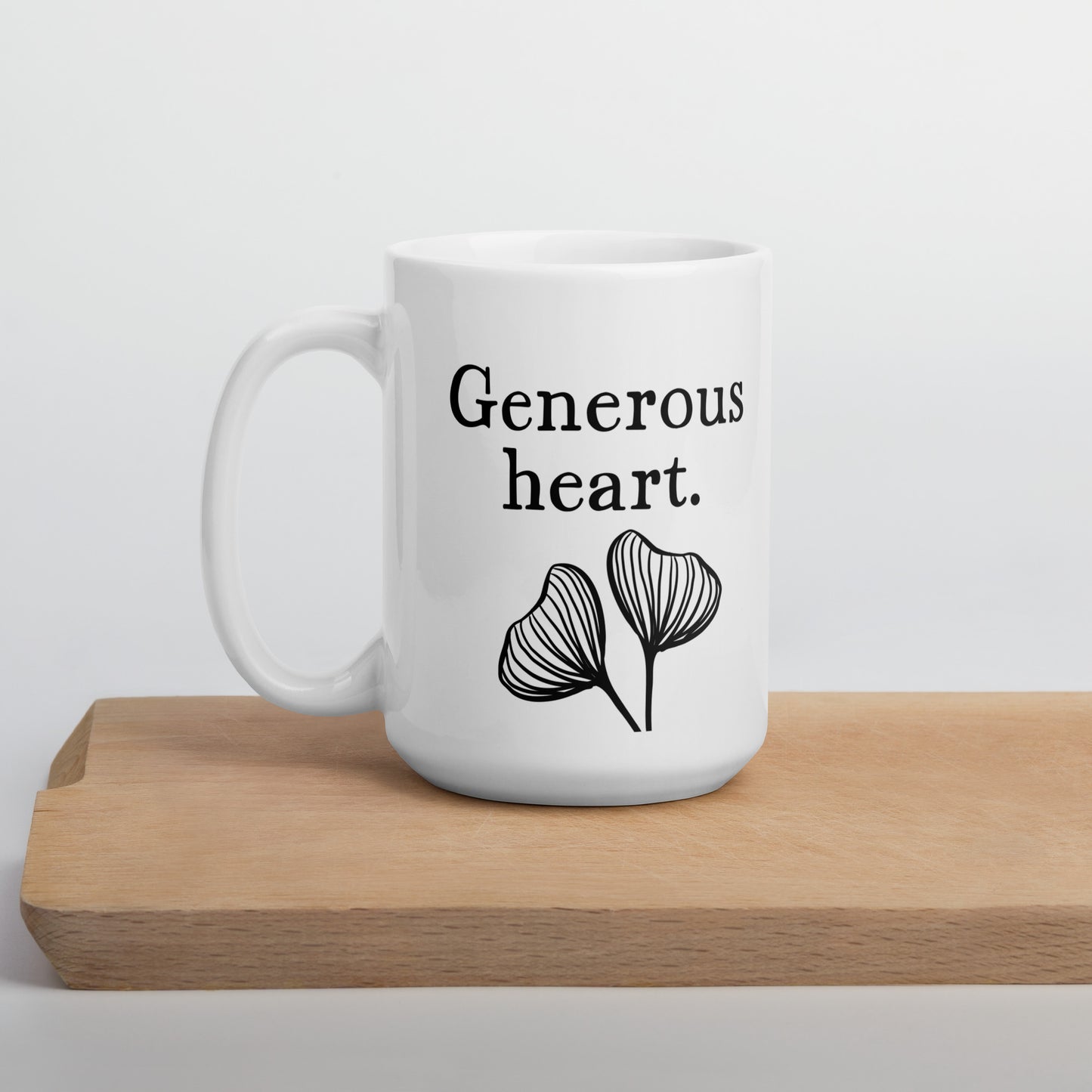 Bonus Mom Mug: Generous Heart Mother's Day Coffee Mug | Gift for Women