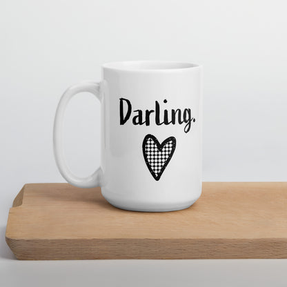 Wife Mug: Darling Valentine's Day Word Coffee Mug for Women | Gift for My Wife