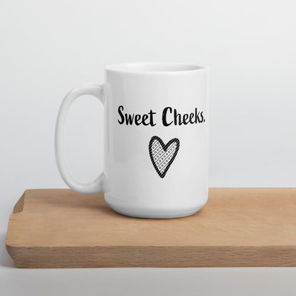 Wife Mug: Christmas Sweet Cheeks - Gift Coffee Mug for Woman | Valentine's Mother's Day Gift