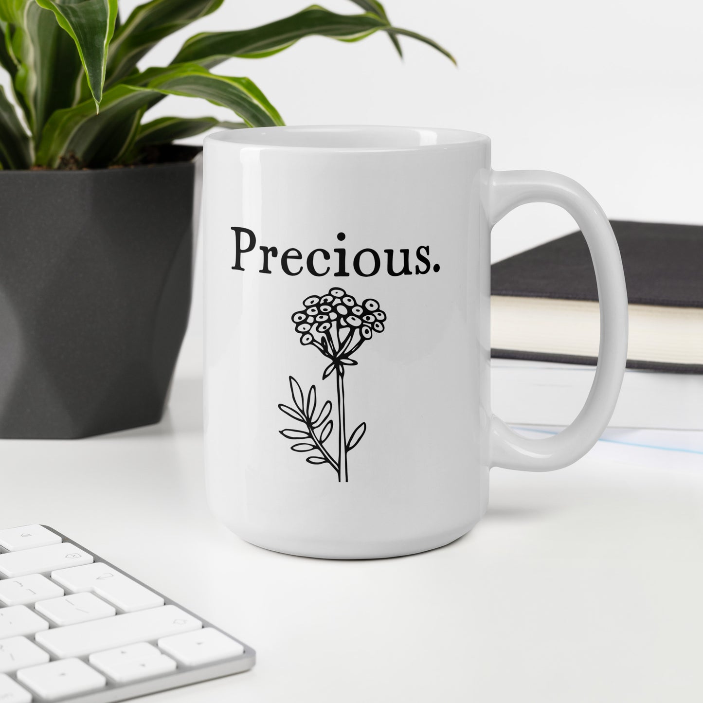 Stepdaughter Mug: Precious Word Affirmation Coffee Mug for Women | Minimalist Daughter Gift