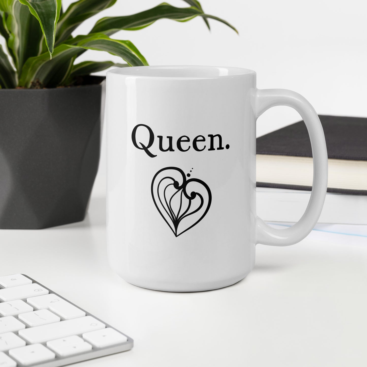 Bonus Mom Mug: Queen Coffee Mug for Stepmothers | Unique Minimalist Mother's Day Gifts