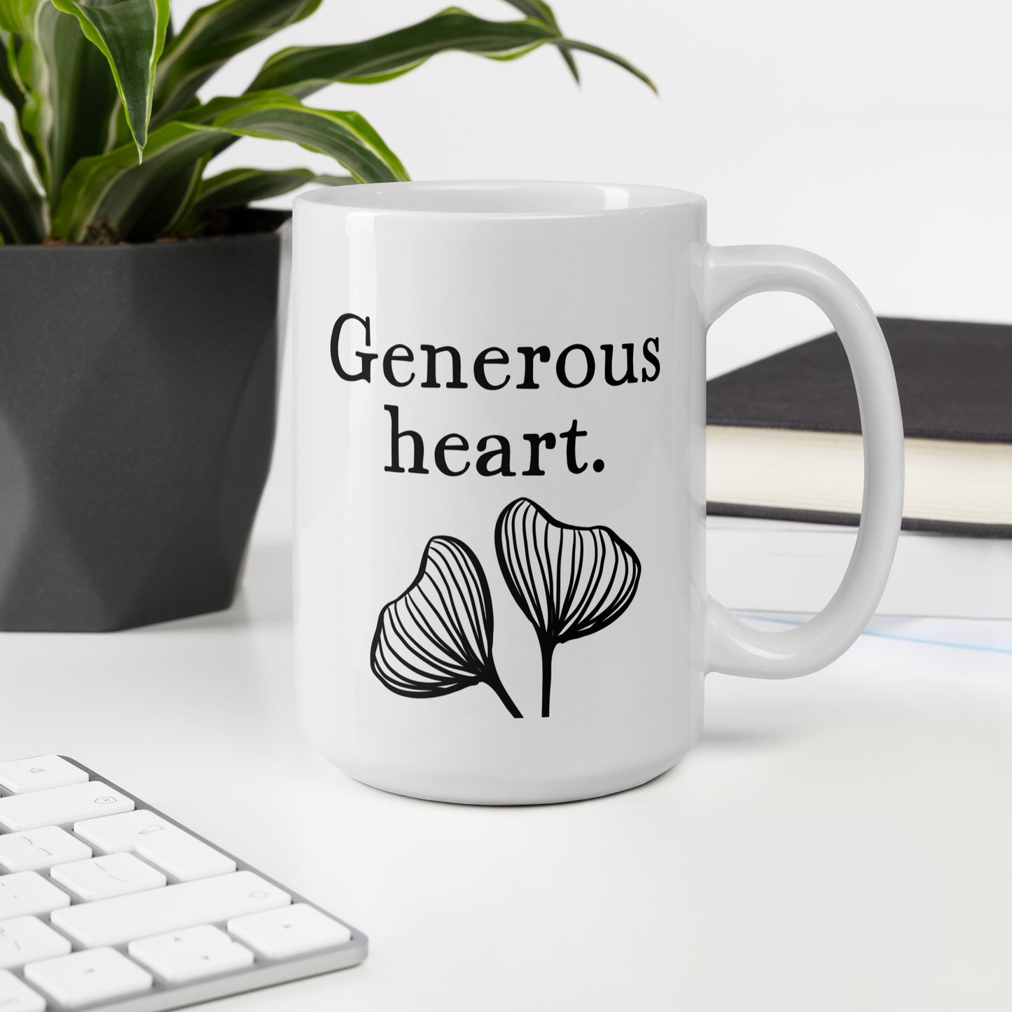 Bonus Mom Mug: Generous Heart Mother's Day Coffee Mug | Gift for Women