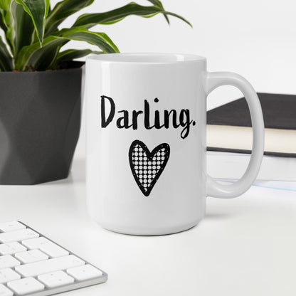 Wife Mug: Darling Valentine's Day Word Coffee Mug for Women | Gift for My Wife