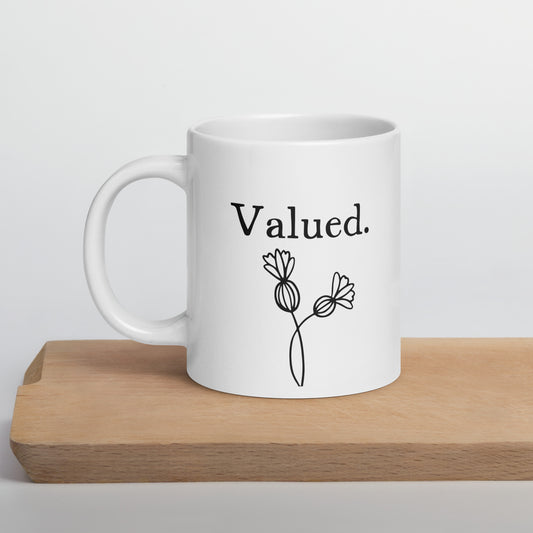 Daughter Mug: Minimalist Self-Esteem Mugs for Women | Daughter Gift Birthday or Mother's Day