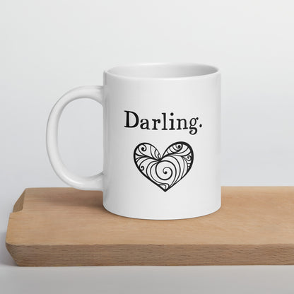 Stepdaughter Mug: Self-Esteem Darling Coffee Mug for My Daughter | Unique Woman Gift