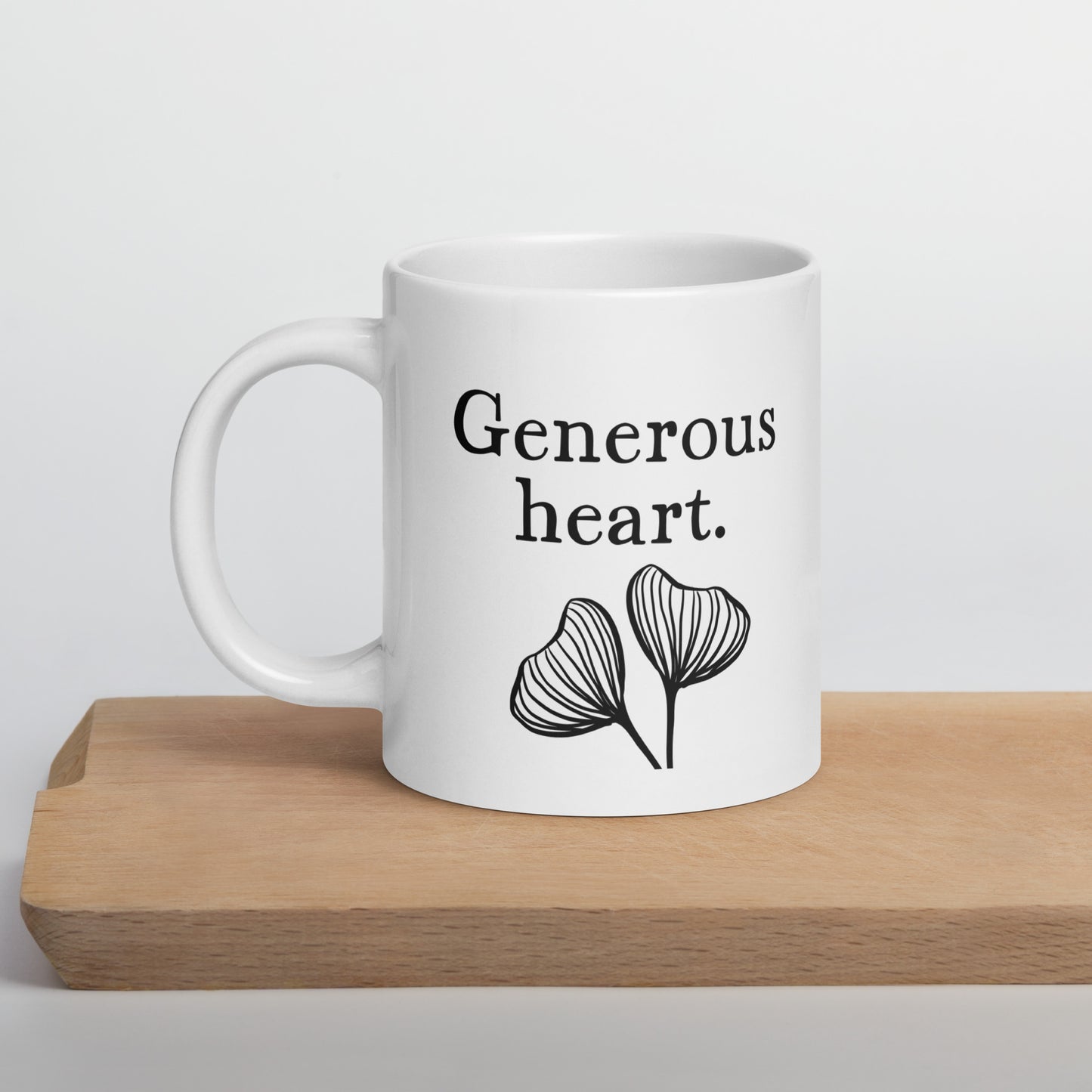 Bonus Mom Mug: Generous Heart Mother's Day Coffee Mug | Gift for Women