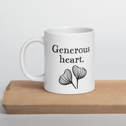 Bonus Mom Mug: Generous Heart Mother's Day Coffee Mug | Gift for Women