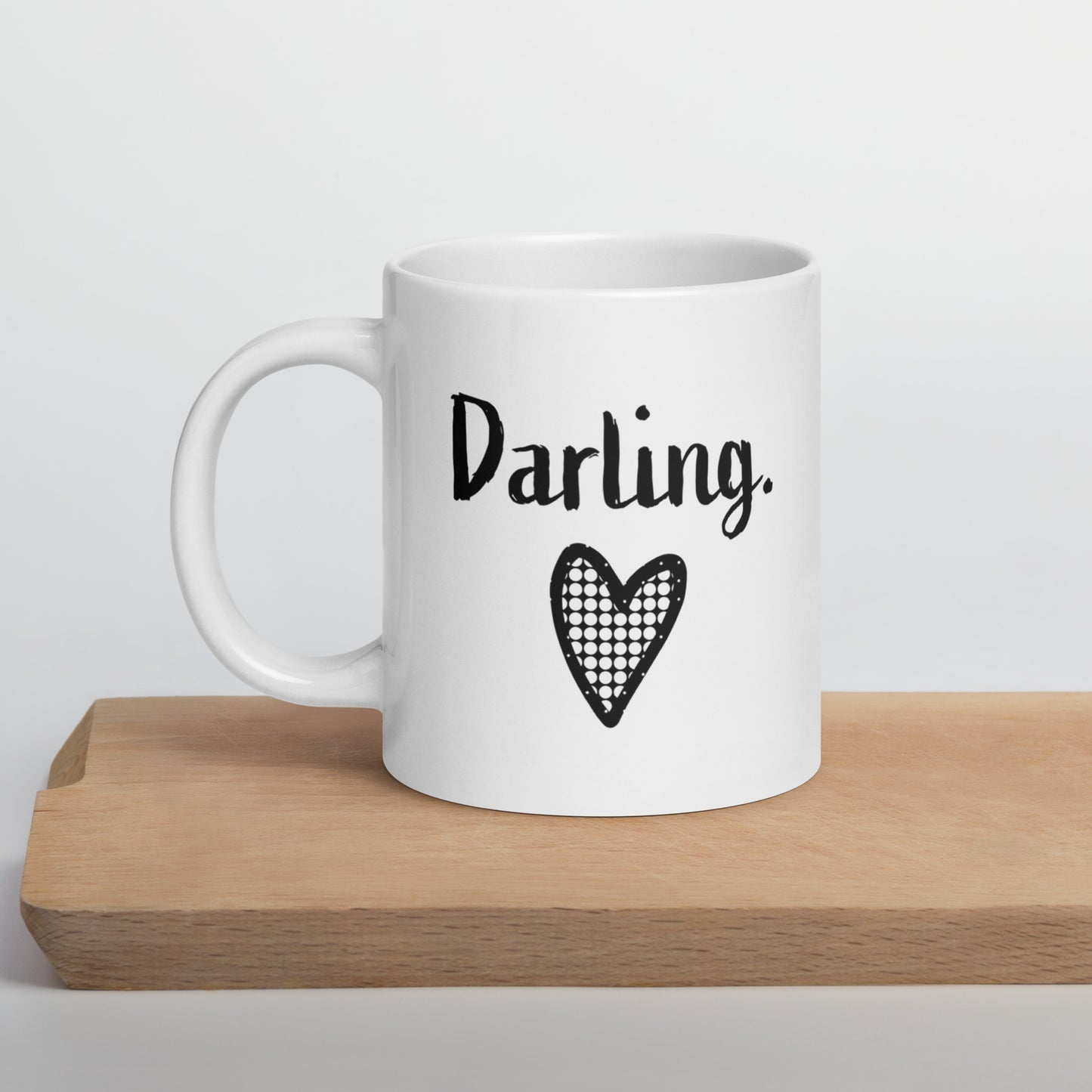 Wife Mug: Darling Valentine's Day Word Coffee Mug for Women | Gift for My Wife