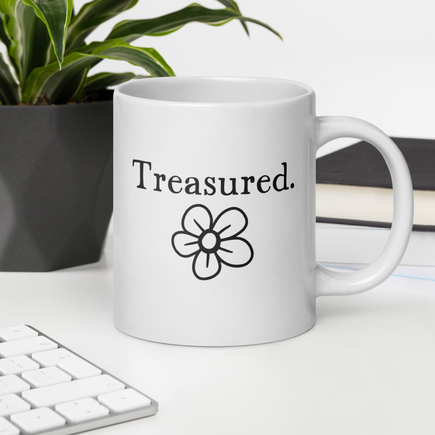 Daughter Mug: Word Mug Treasured Self-Esteem Worthiness Mug for Moms