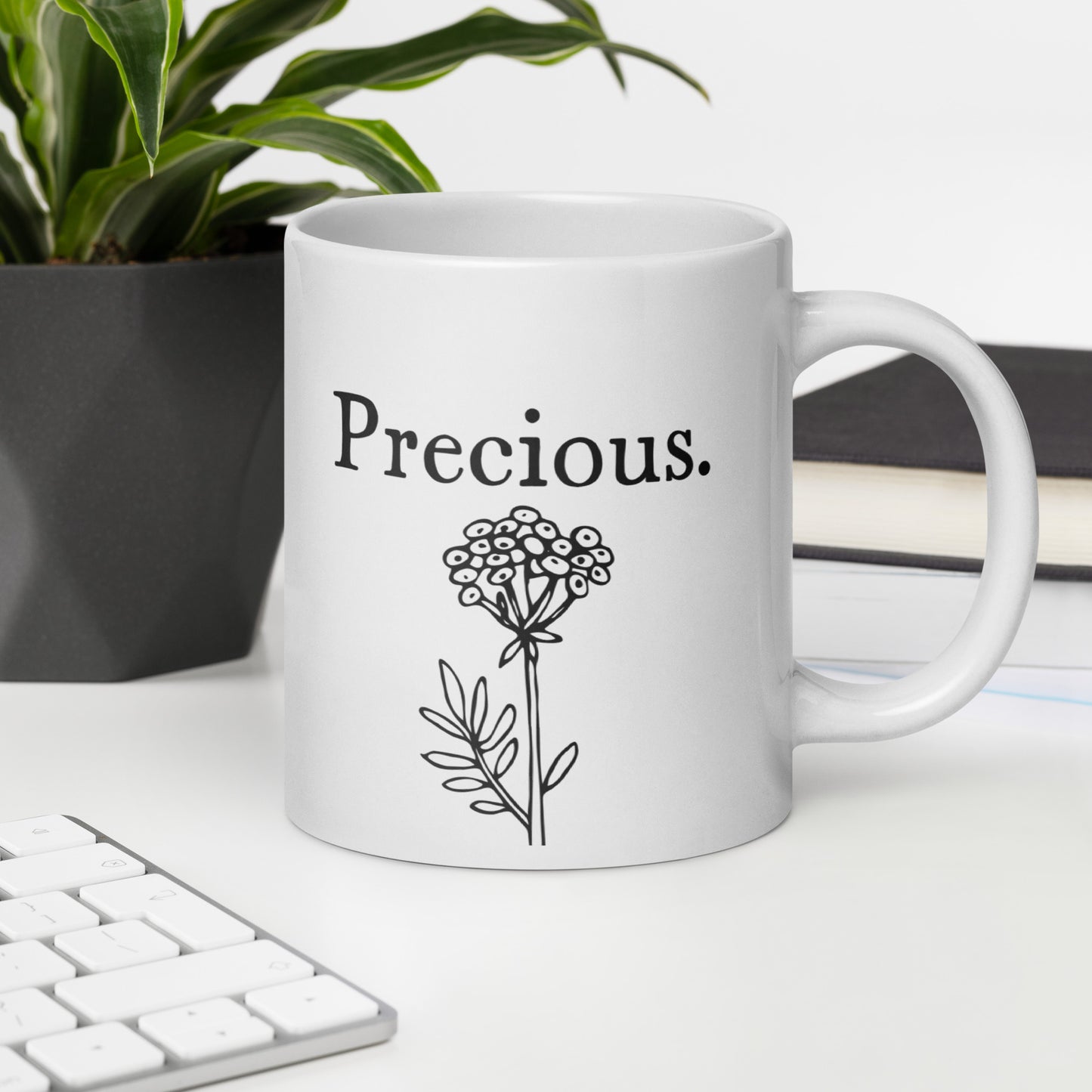 Stepdaughter Mug: Precious Word Affirmation Coffee Mug for Women | Minimalist Daughter Gift