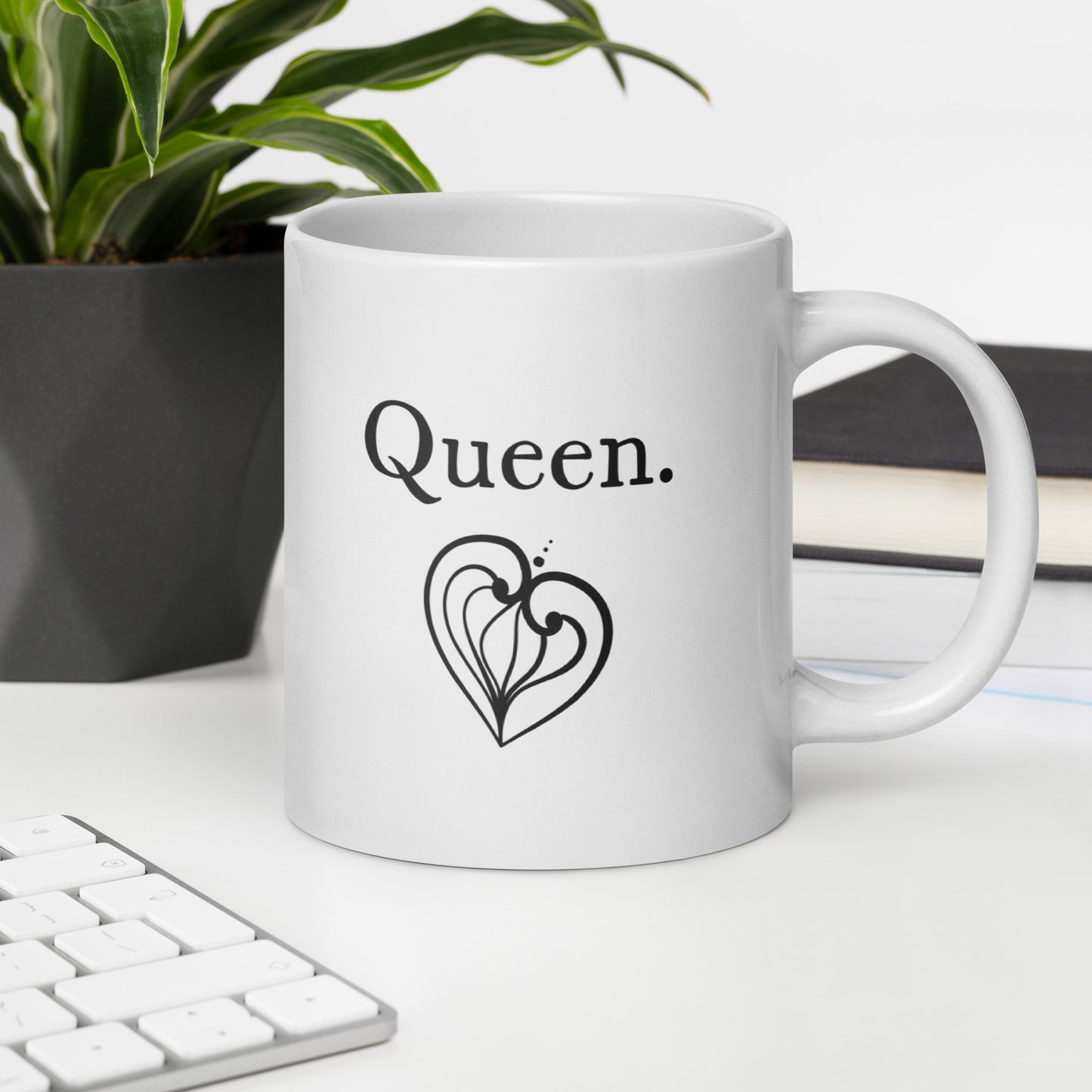 Bonus Mom Mug: Queen Coffee Mug for Stepmothers | Unique Minimalist Mother's Day Gifts