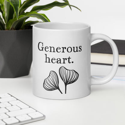 Bonus Mom Mug: Generous Heart Mother's Day Coffee Mug | Gift for Women