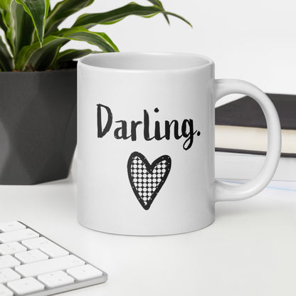 Wife Mug: Darling Valentine's Day Word Coffee Mug for Women | Gift for My Wife