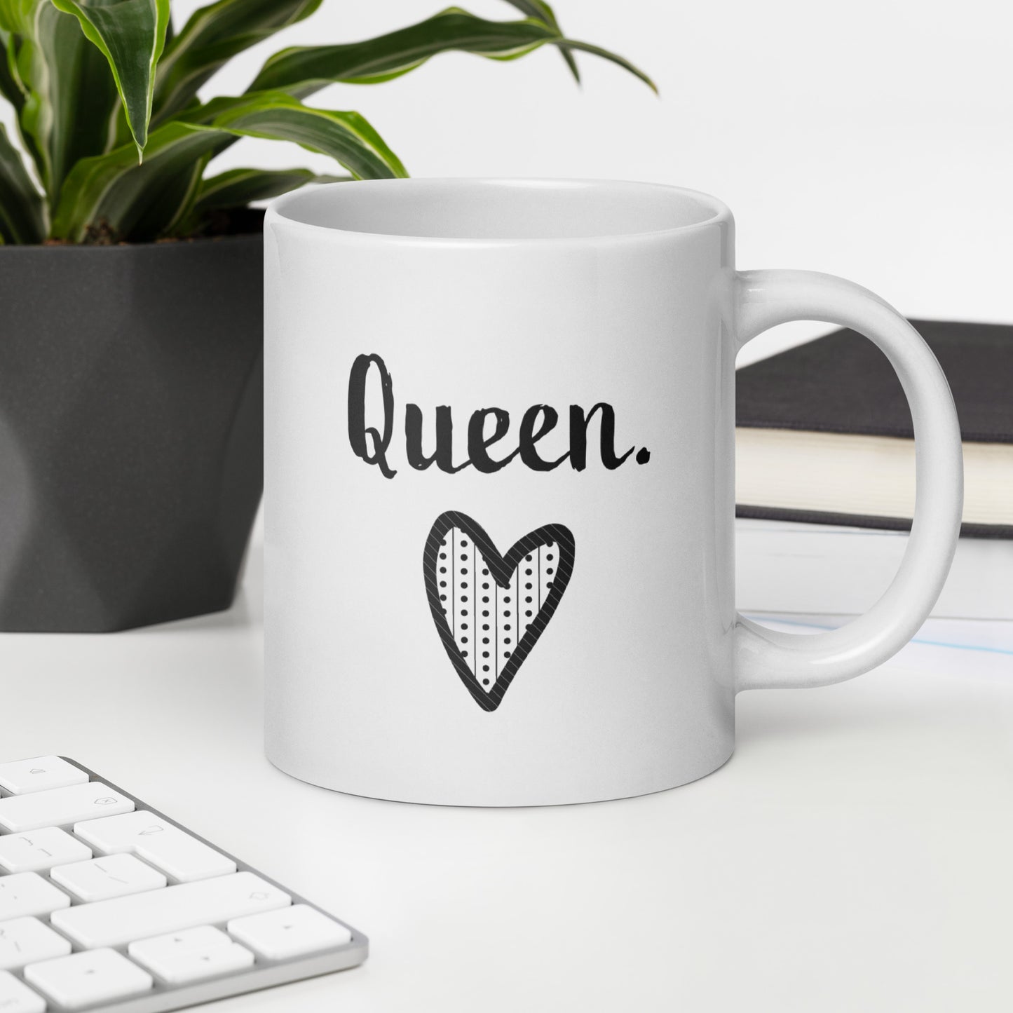 Wife Mug: Queen Valentine's Day Word Coffee Mug for Women | Gift for My Wife